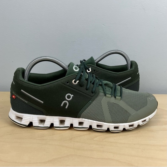 On Cloud Women’s Size 9.5 Cloud 5 Green Low Top Athletic Running Shoes - Picture 2 of 12